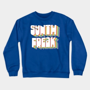 Synth Freak / Synthesizer Fan Design Crewneck Sweatshirt